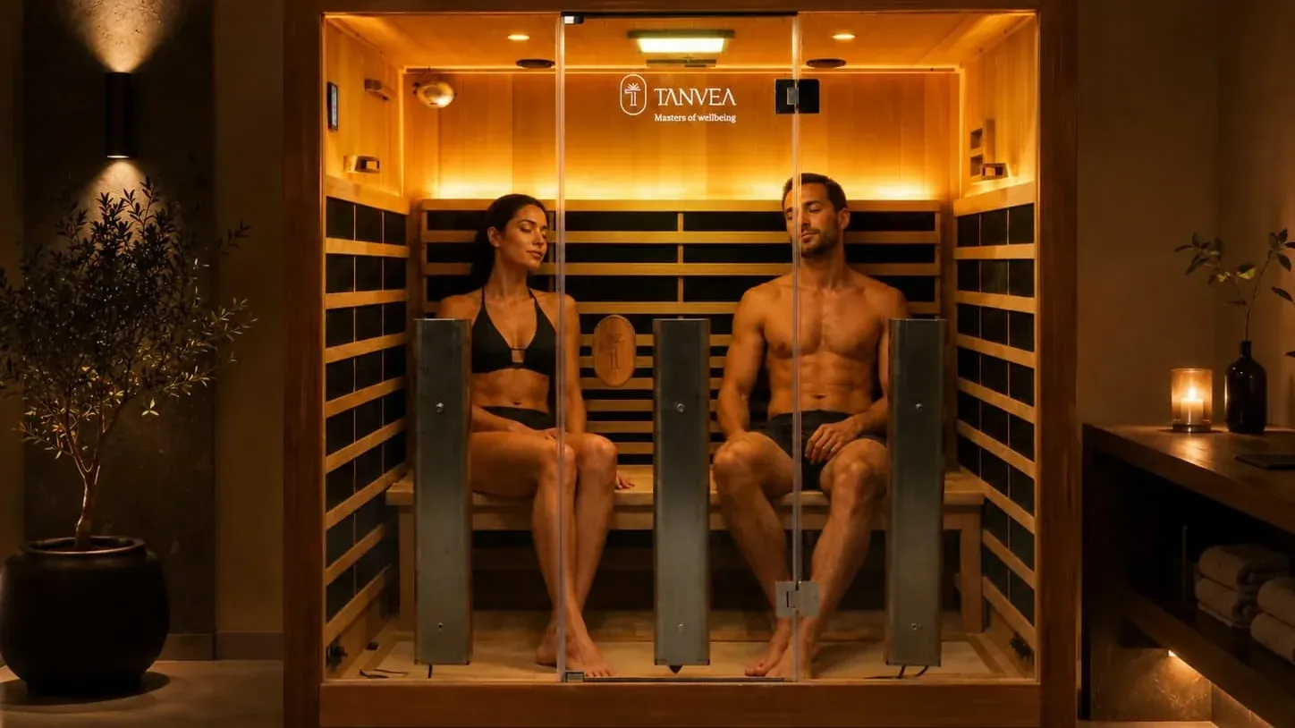 Infrasauna Tanvea King Size 4 s celoprosklenou přední stranou