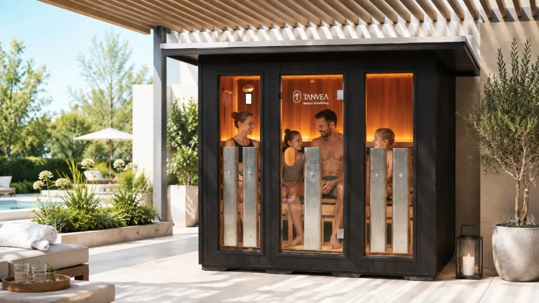 Infrasauna Tanvea Emperor 4–5, denní scéna