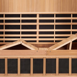 Zkoušení saun lavice
